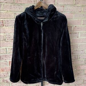 32 Degrees Black Fleece Jacket full zip